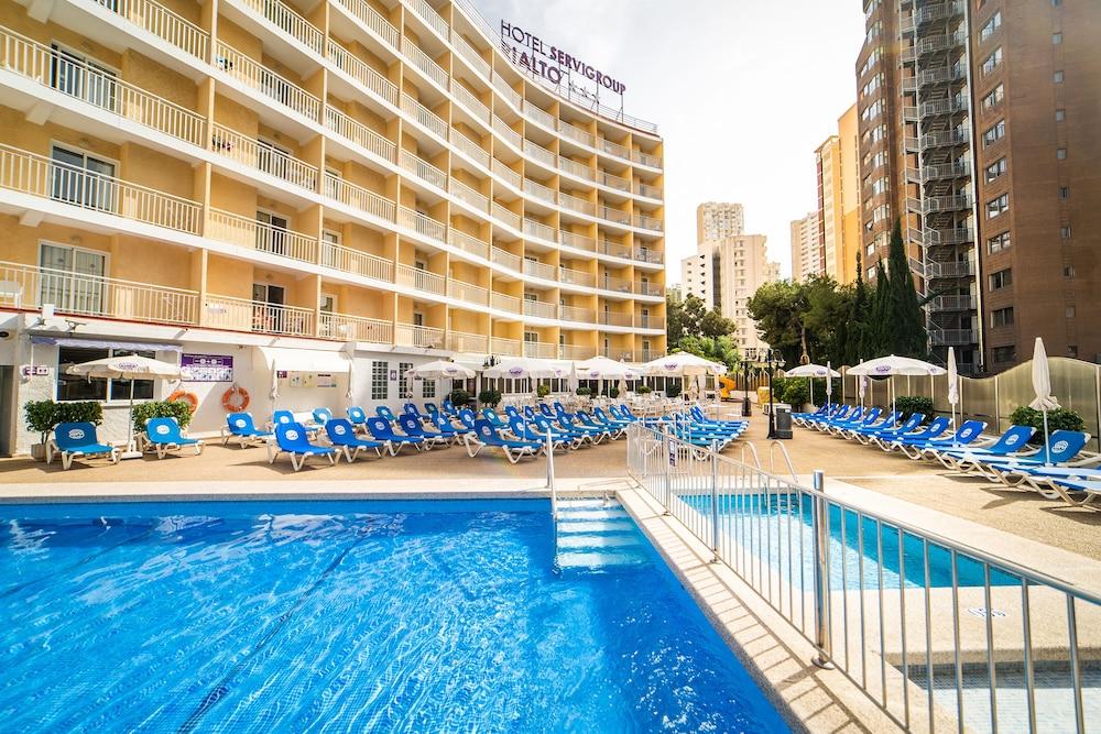 Hotel Servigroup Rialto Бенидорм Экстерьер фото